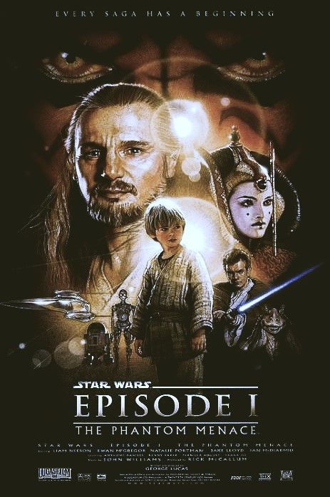 スターウォーズ エピソード1 ファントム・メナス 映画ポスターフレームなし 91.5×61cm THE PHANTOM MENACE