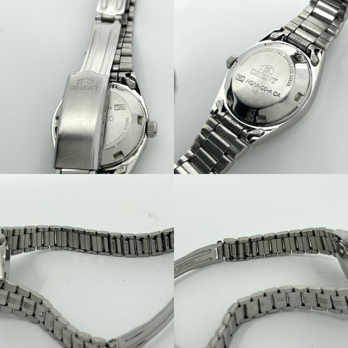 稼働品】ORIENT オリエント 腕時計 レディース Crystal スリースター 