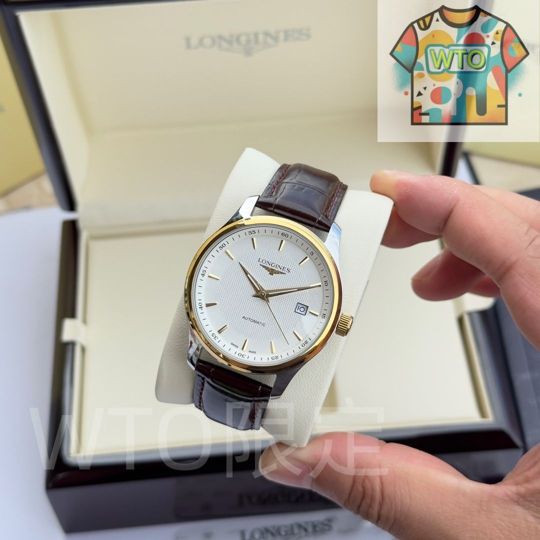 メンズLONGINES 美品 今日WTO】LONGINES ロンジン メンズ 大三針 自動機械腕時計-WTO