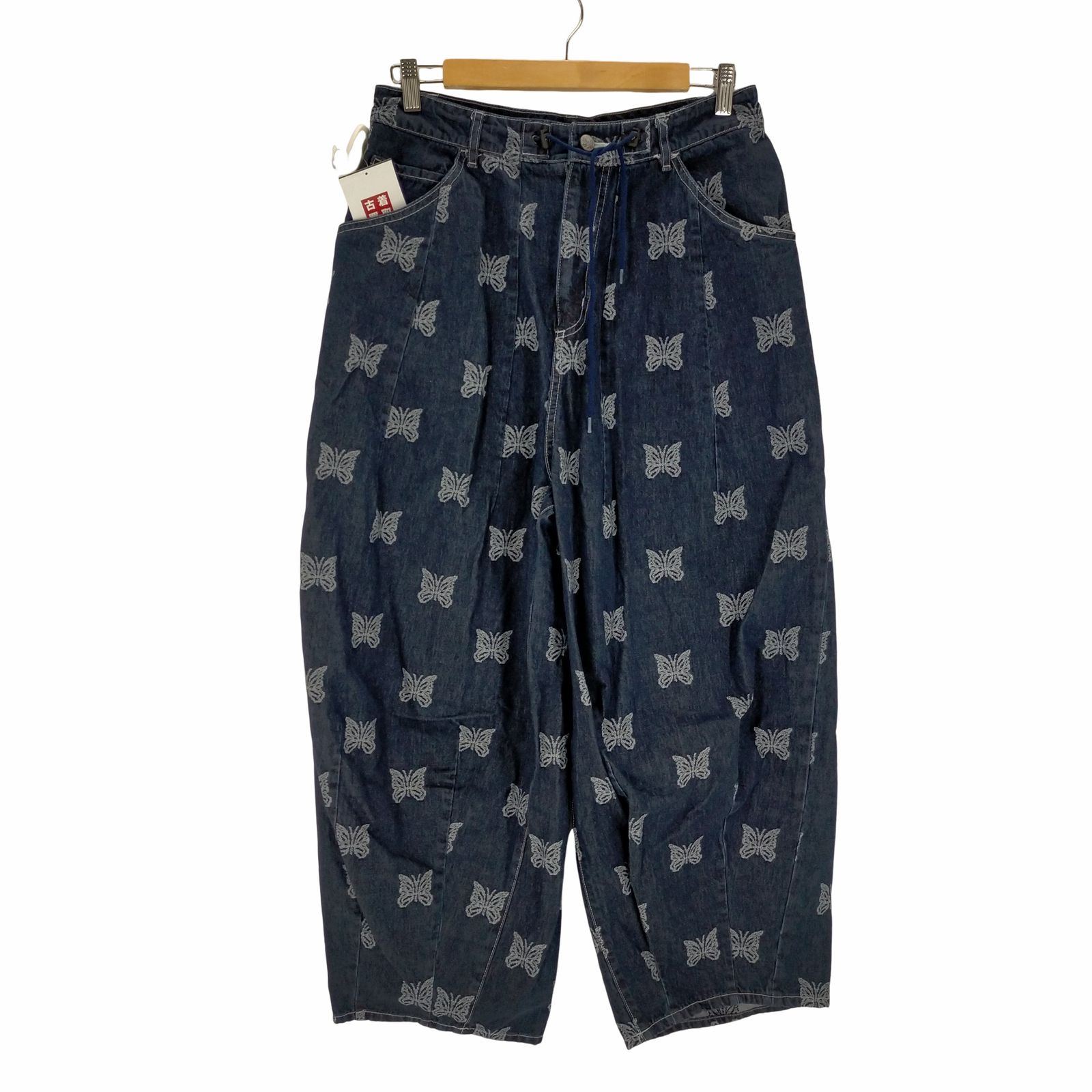 ニードルズ Needles H.D. Pant Jean 総柄パピヨン刺繍 10オンスデニム 