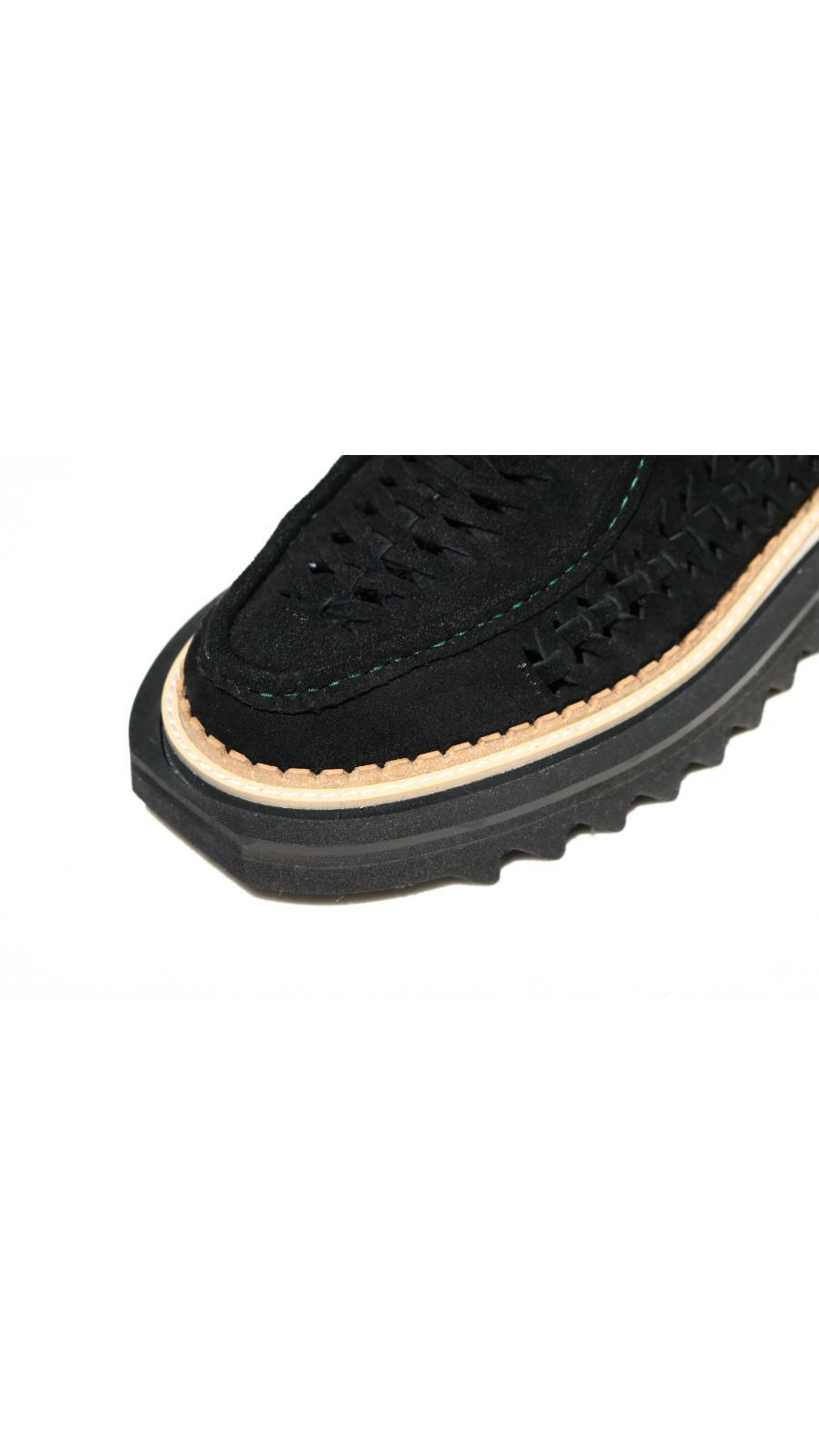 くるみ　elephant TRIBAL SUEDE ダブルソールSHOES elephant TRIBAL fabrics エレファブ 】SUEDE KNITTING DOUBLE