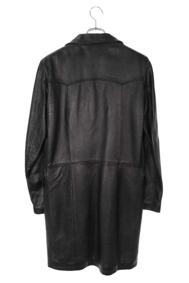 15AW SAINT LAURENT PARIS チェスターコート 44 レザー 15AW SAINT