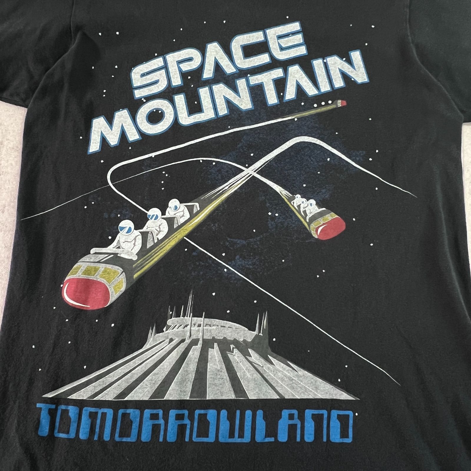 ディズニー】スペースマウンテン オフィシャルTシャツ M