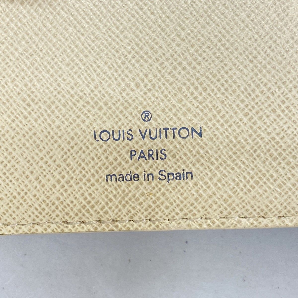 5ha0228-h】ルイヴィトン 三つ折り財布 ダミエ・アズール  