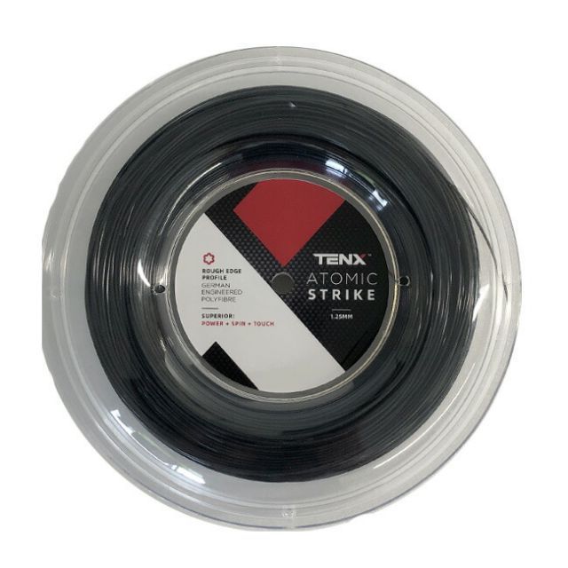 テンエックス プロ(TENX PRO) ATOMIC STRIKE (アトミック ストライク) 1.25mm 200Mロール 硬式テニス ポリエステルガット (021129994)