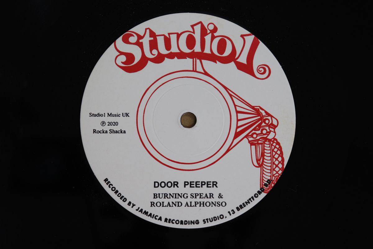 10” Burning Spear Roland Alphonso Door Peeper | All The Way NONE STUDIO ONE |00200