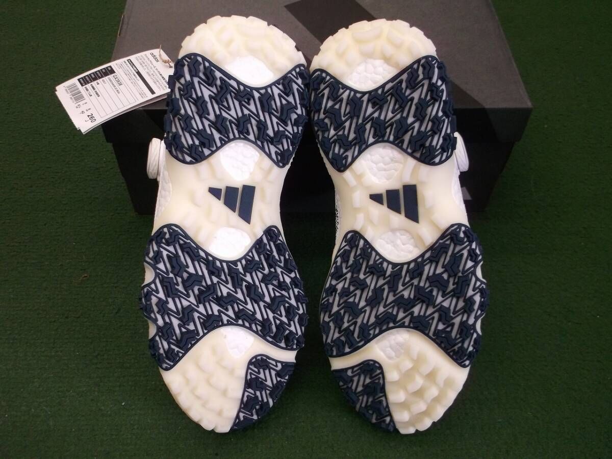 7429 新品 adidas CODECHAOS 22 BOA GX3938 27.5 アディダス コードカオス ボア ゴルフシューズ スパイクレス