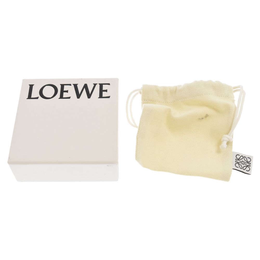 【中古品】LOEWE ロエベ アナグラム キーリング キーホルダー シルバー LOEWE ロエベ キーホルダー アナグラム キーリング シルバー