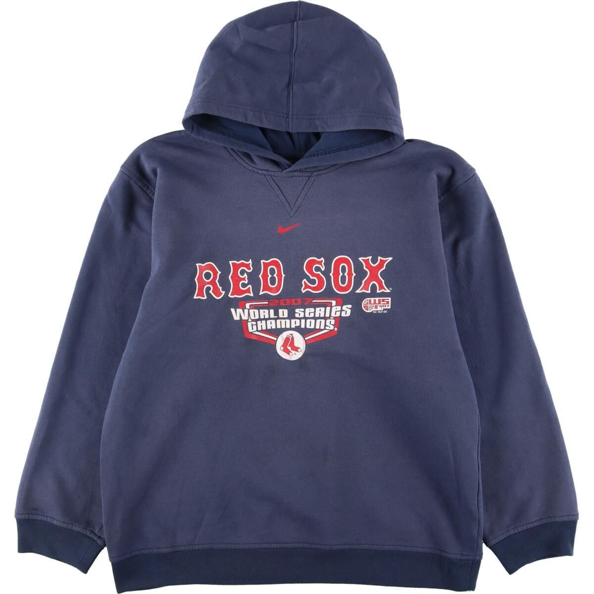 古着 ナイキ NIKE TEAM MLB BOSTON RED SOX ボストンレッドソックス スウェットプルオーバーパーカー メンズS/eaa275726  - メルカリ