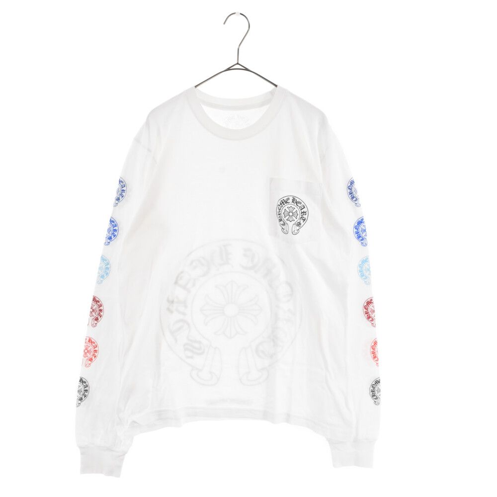Chrome Hearts ホワイト長袖カットソー S クロムハーツ CHROME HEARTS カットソー ロングTシャツ ホワイト