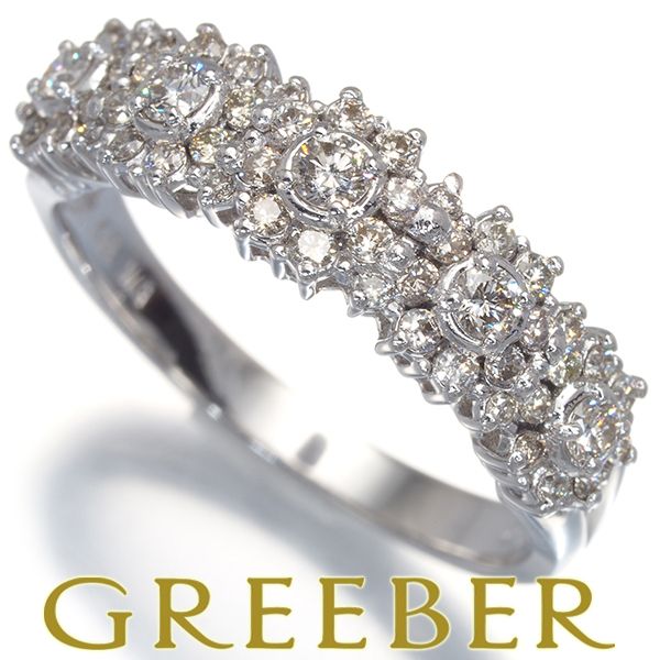 QVC リング ダイヤ ダイヤモンド ダイヤ ダイヤモンド 0.40ct フラワー  