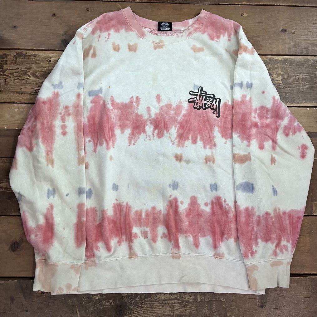 stussy ステューシー タイダイスウェットトレーナー 裏起毛
