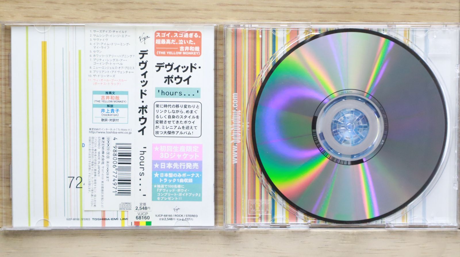 国内盤CD☆デビッド・ボウイ/DAVIT BOWIE□ hours