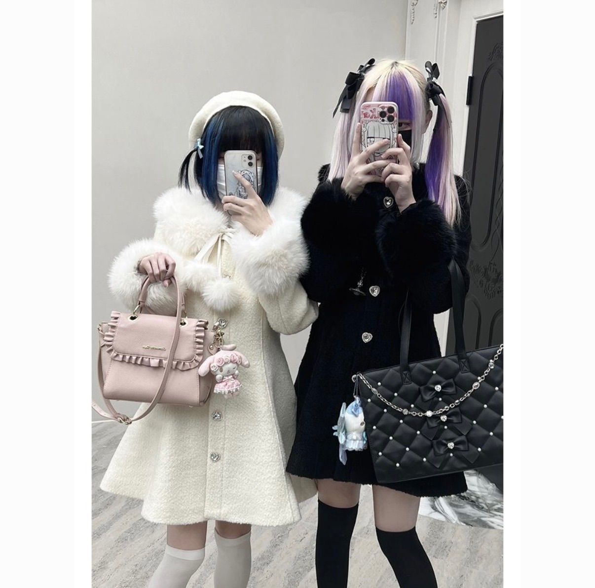 量産　地雷系 ワンピース　ファーコート 可愛い 全ての商品 – CIELOHUK