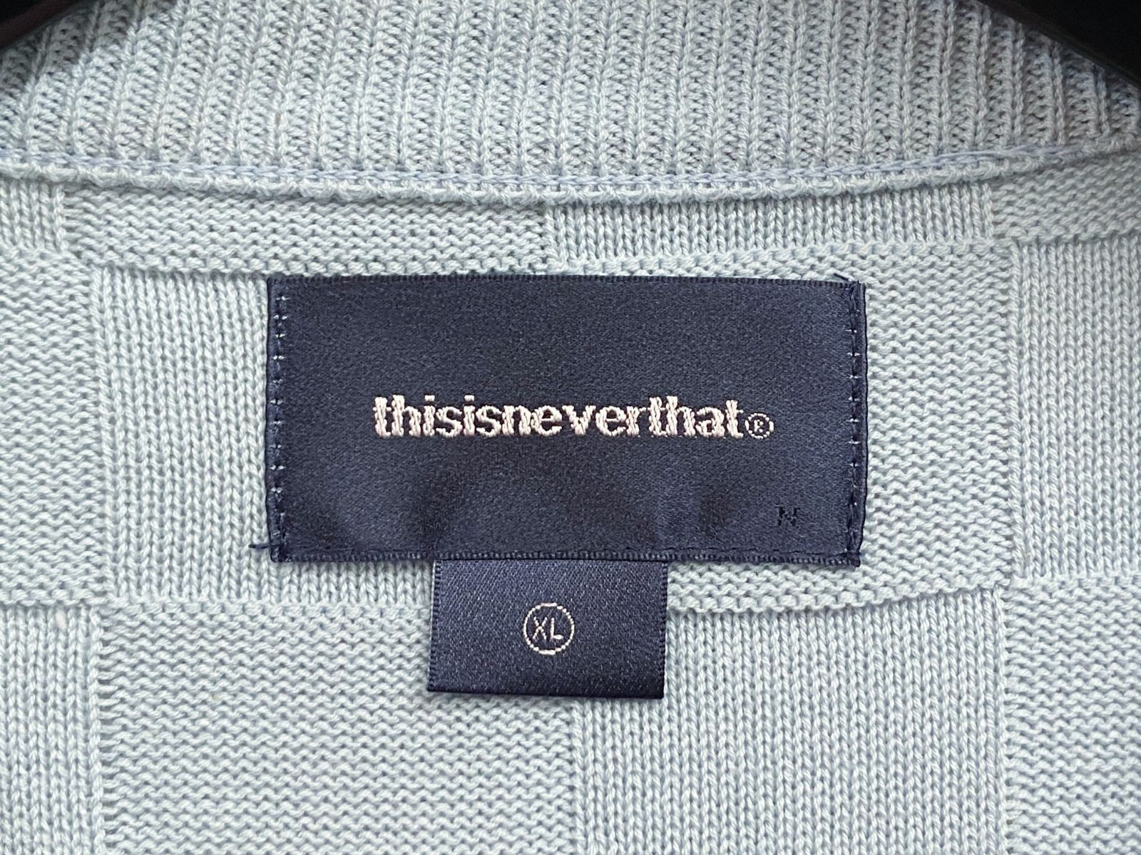 thisisneverthat Reverse Block Cardigan ディスイズネバーザット リバースブロックカーディガン