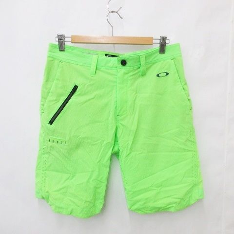 美品　OAKLEY SKULL 幾何学模様　総柄　ハーフパンツ オークリースカルコレクション OAKLEY SKULL COLLECTION ハーフ