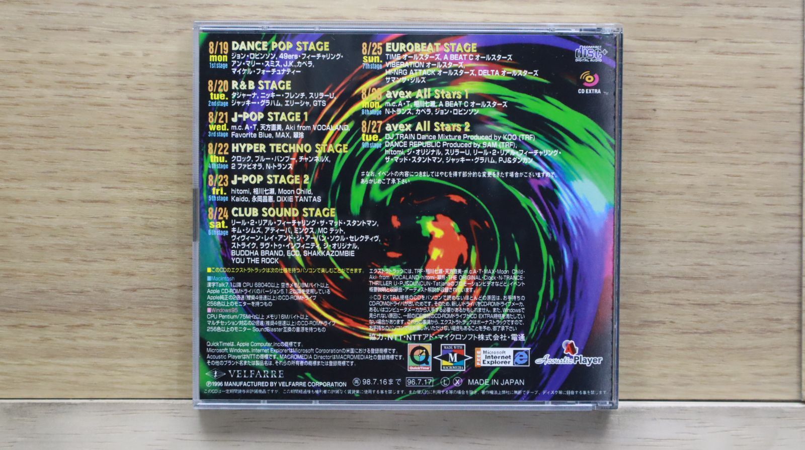 国内盤CD☆オムニバス/Various Artists□ avex dance net'96