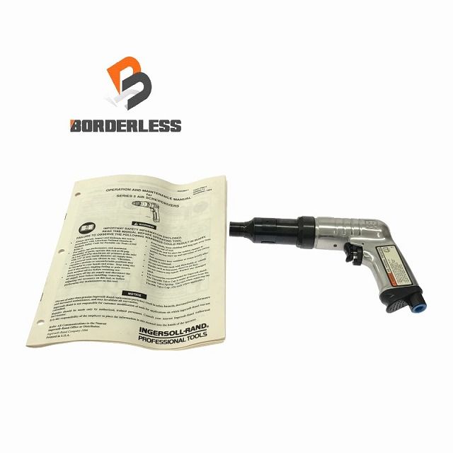 ♥保管品 Ingersoll Rand インガソールランド エアスクリュードライバー 5RALC3
