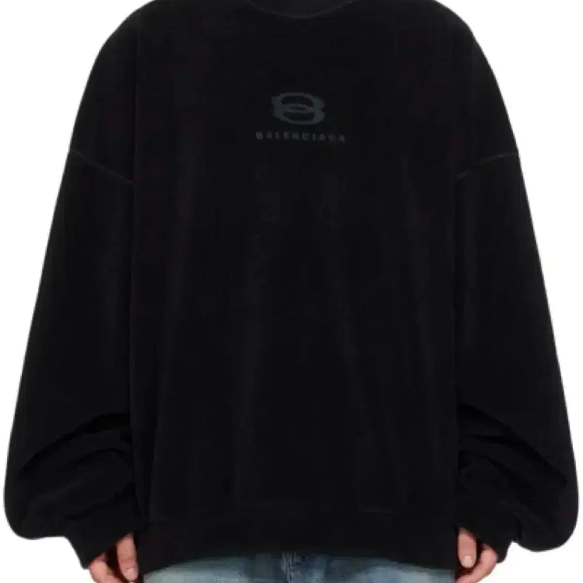BALENCIAGA トレーナー フリース ルーズフィット BALENCIAGA トレーナー フリース ルーズフィット