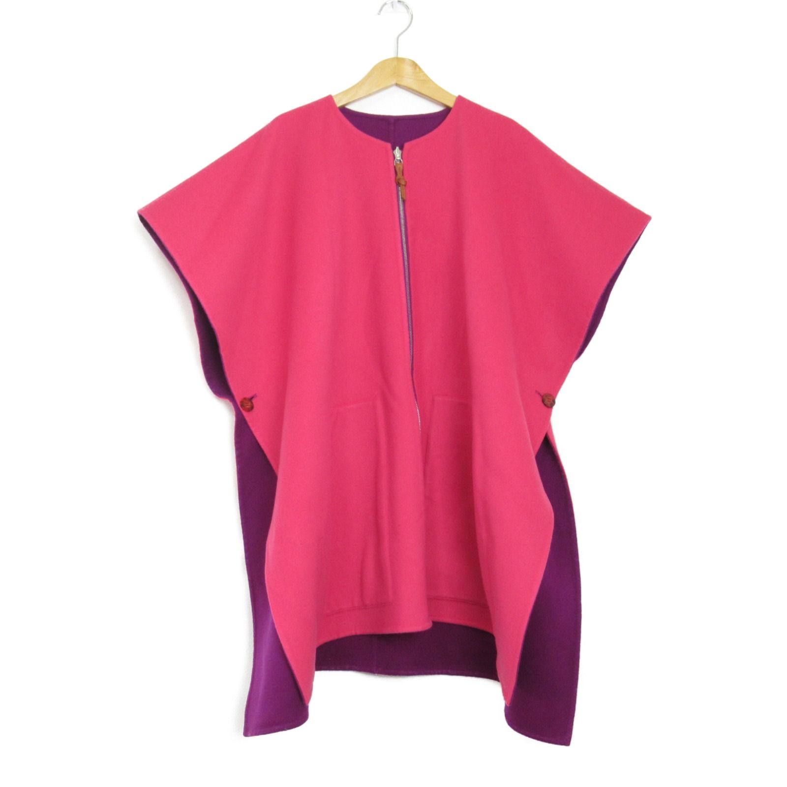 HERMES エルメス リバーシブル　ポンチョ ストール コート 2023年 春夏 HERMES エルメス ポンチョ リバーシブル コート #34