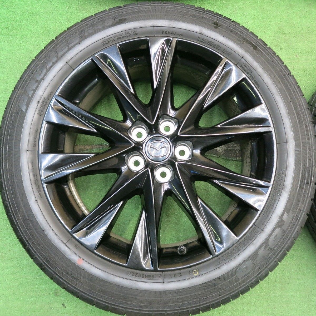 バリ溝！22年！キレイ！ほぼ10分☆マツダ CX-5 純正 225/55R19 
