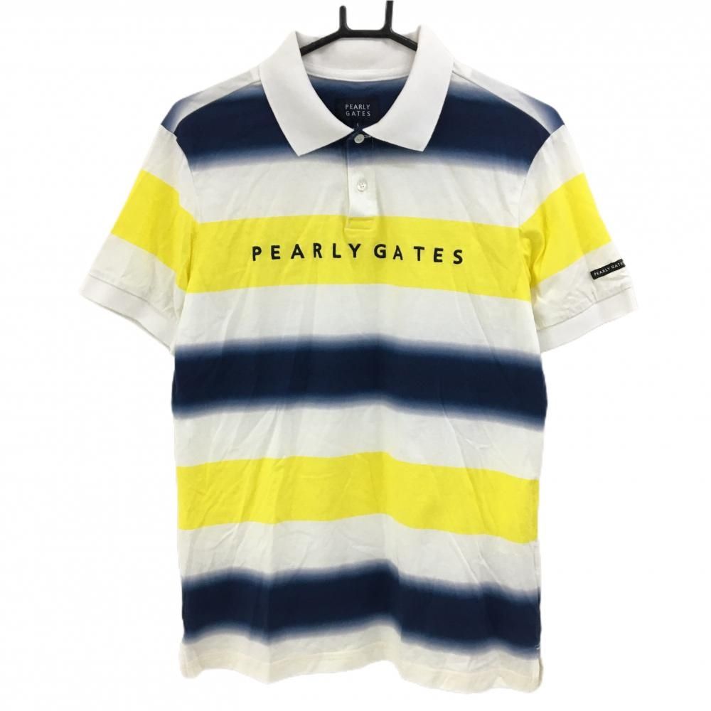 美品 PEARLY GATES ポロシャツ ゴルフウエア メンズ ボーダー 【公式通販】