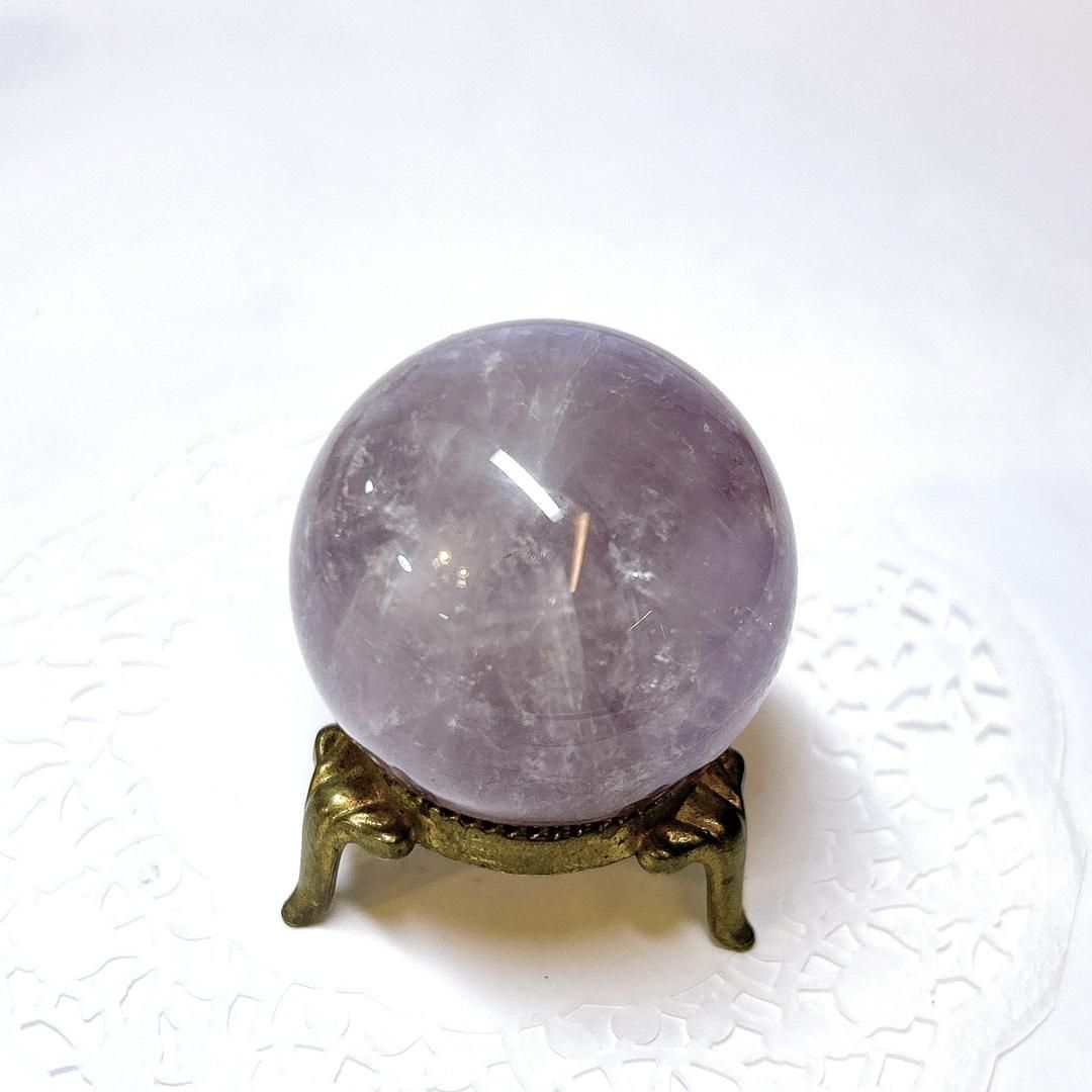 E15871 アメトリン 約40㎜ 球 スフィア ブラジル amethyst 天然石 パワーストーン