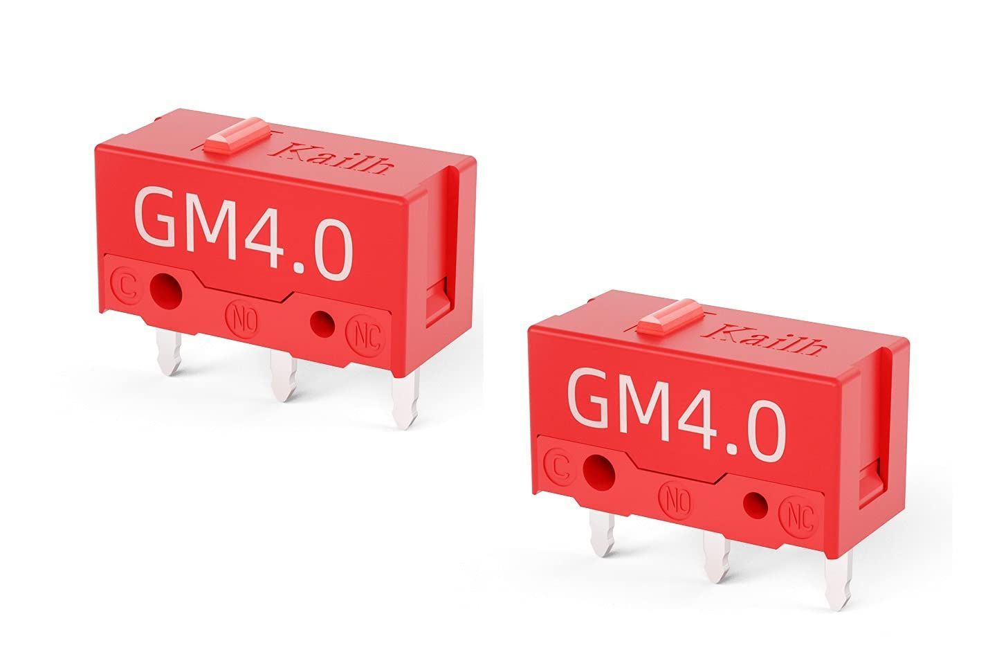 数量 GM 4.0 マイクロスイッチ 60M Kailh ライフゲーミングマウス 3ピン LZYDD マウスの左右ボタン用 2個