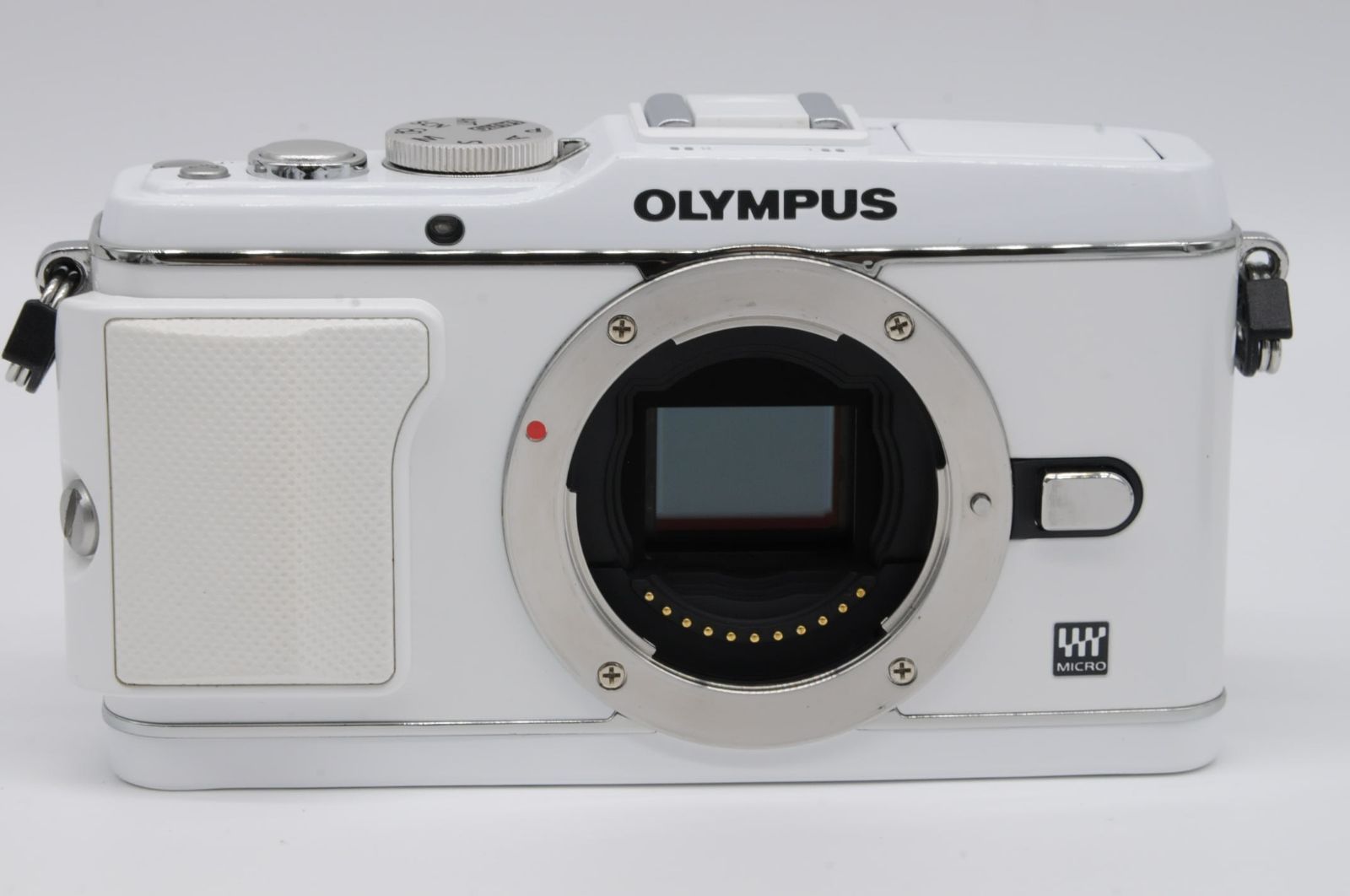 OLYMPUS ミラーレス一眼 PEN E-P3 ボディ ホワイト - メルカリ