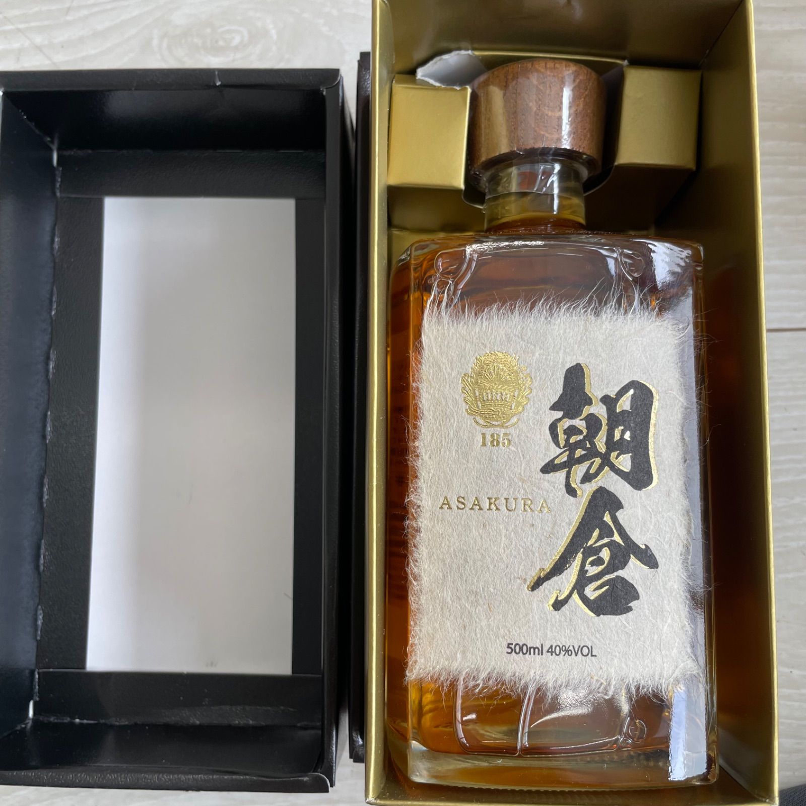 朝倉リキュール500ml 40% 化粧箱入6本詰め1ケース（リキュール