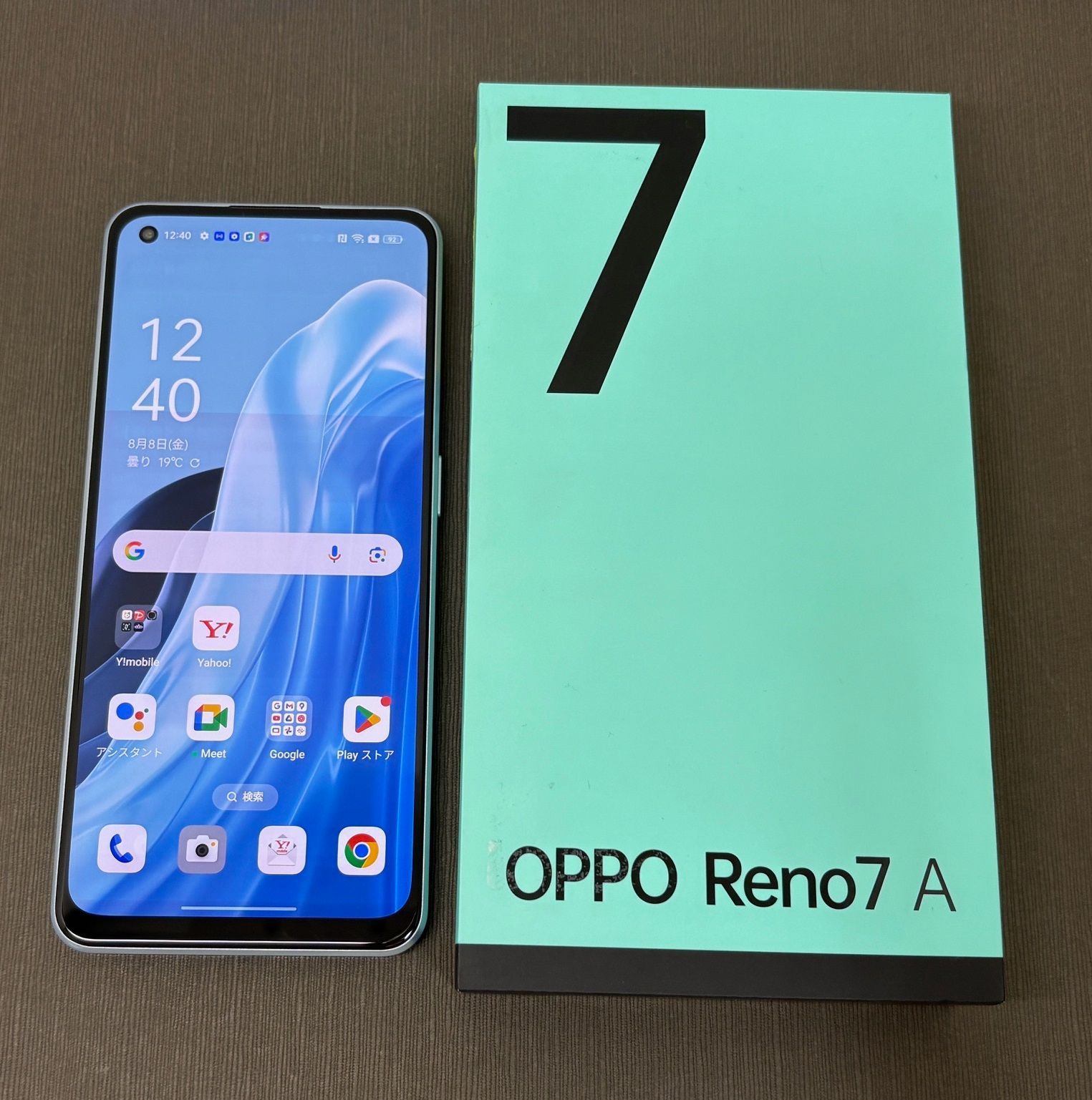 雅*や様 【ジャンク品】　Oppo Reno 7 a　ドリームブルー ジャンク】OPPO Reno 7 A ドリームブルー 128GB softbank -HO688