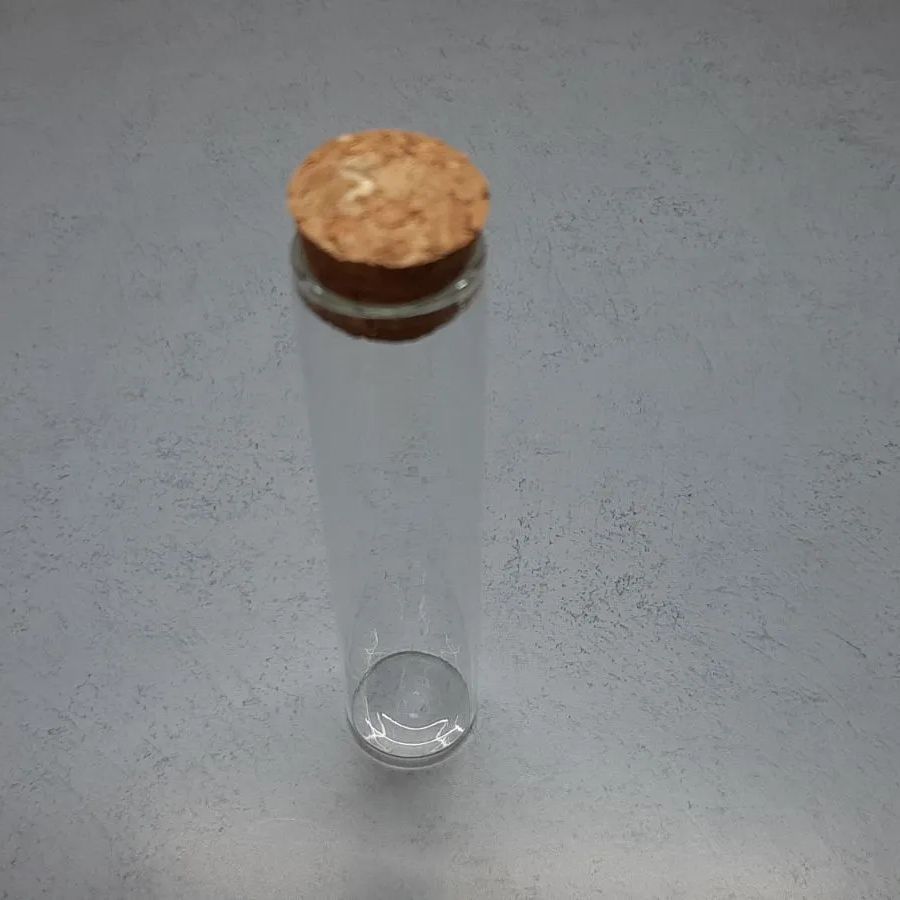 コルク栓 ガラス瓶 25ml 3本セット 試験管 - メルカリ