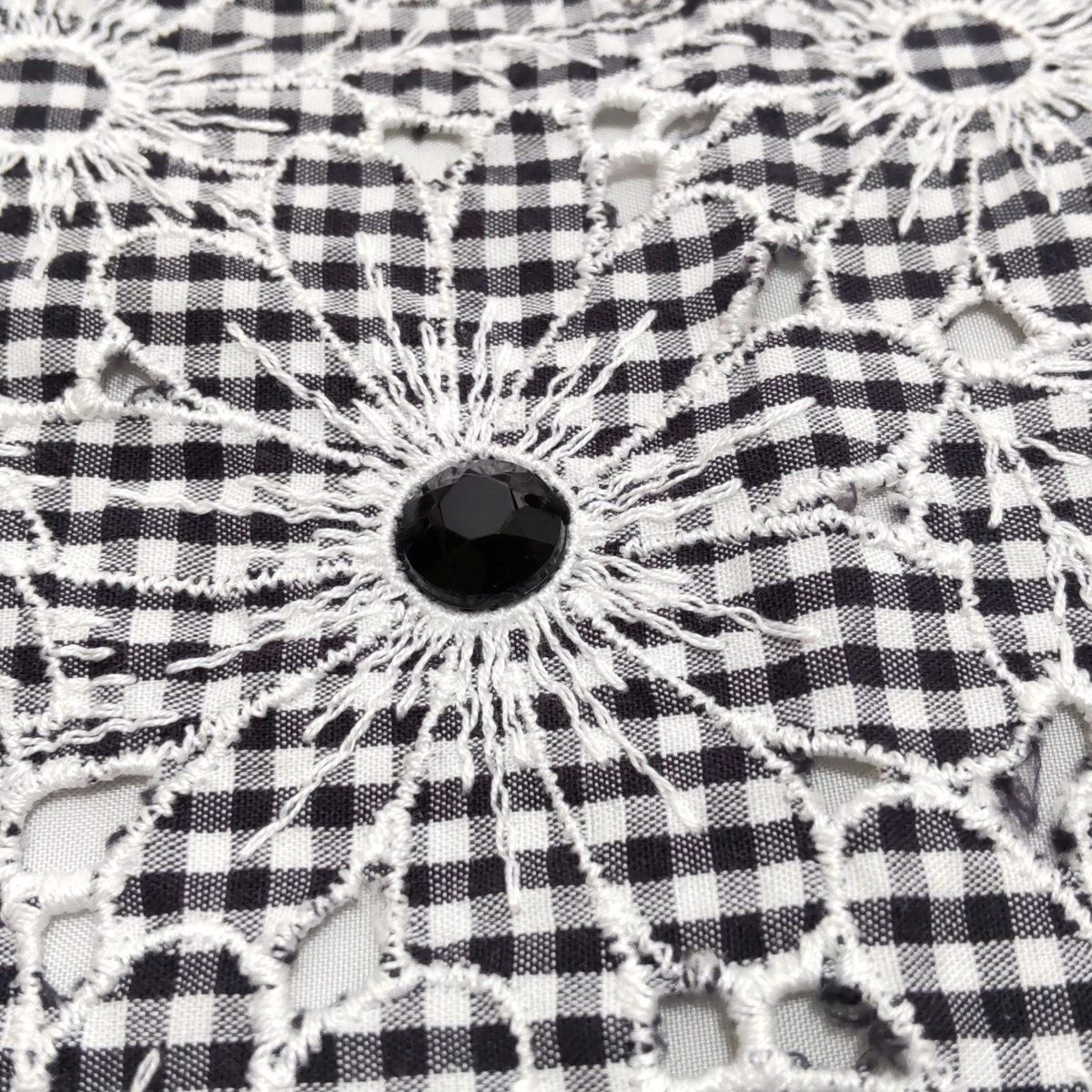 Rene(ルネ) スカート サイズ36 S レディース美品 - 白×黒 ひざ丈