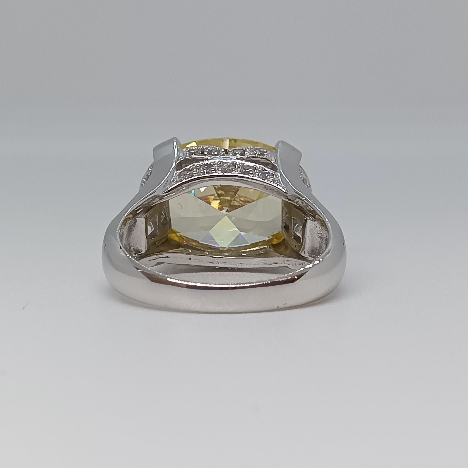 4℃ Bright Color Stone シルバー リング カラーストーン ＆ CZダイヤ シルバーリング ／ キュービック