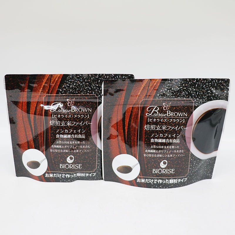 ビオライズ ブラウン 焙煎玄米ファイバー 5袋 ビオライズ ビオライズ