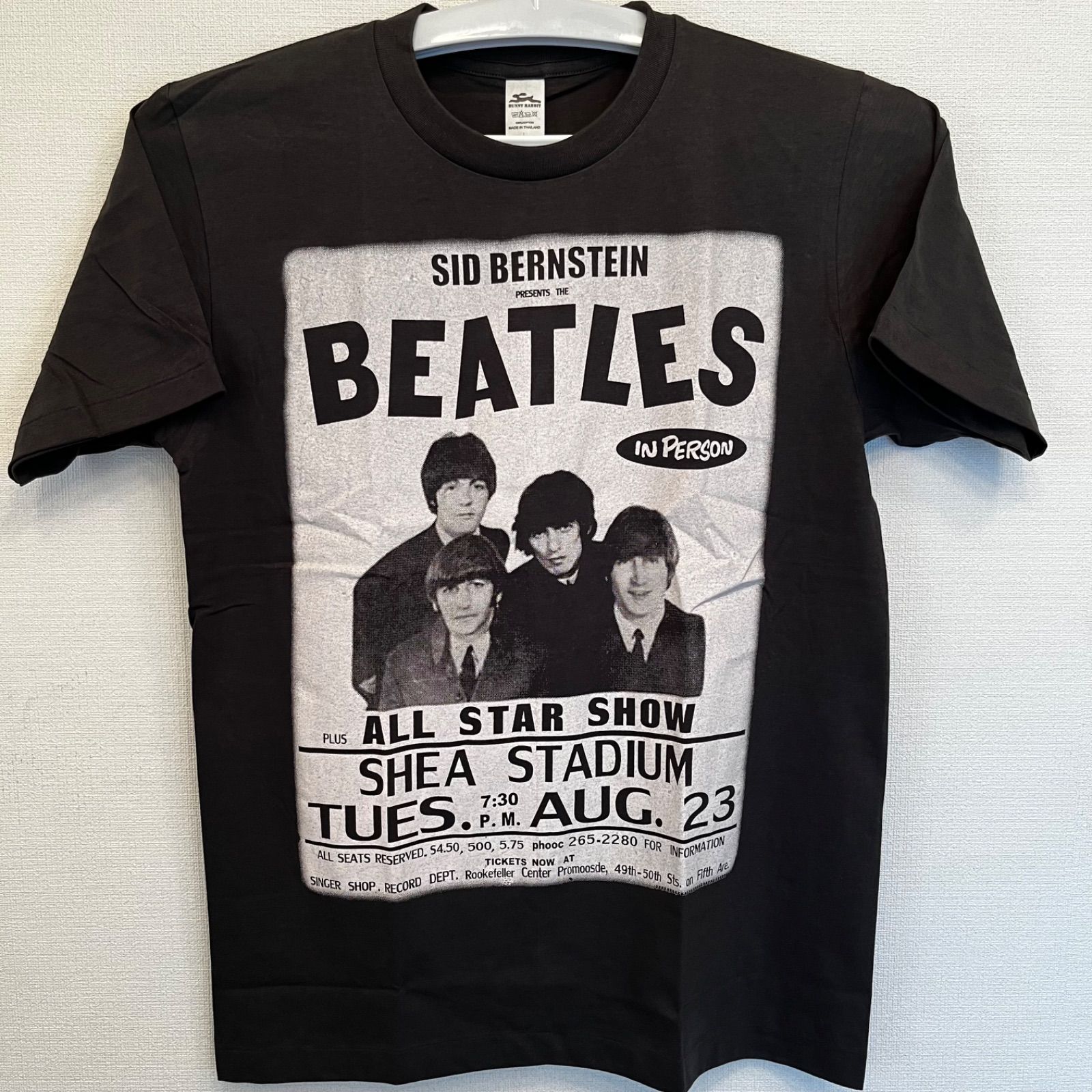 ビートルズ バンドtシャツミュージックt 半袖 ヴィンテージ ブラック M ビートルズ バンドtシャツミュージックt 半袖 ヴィンテージ