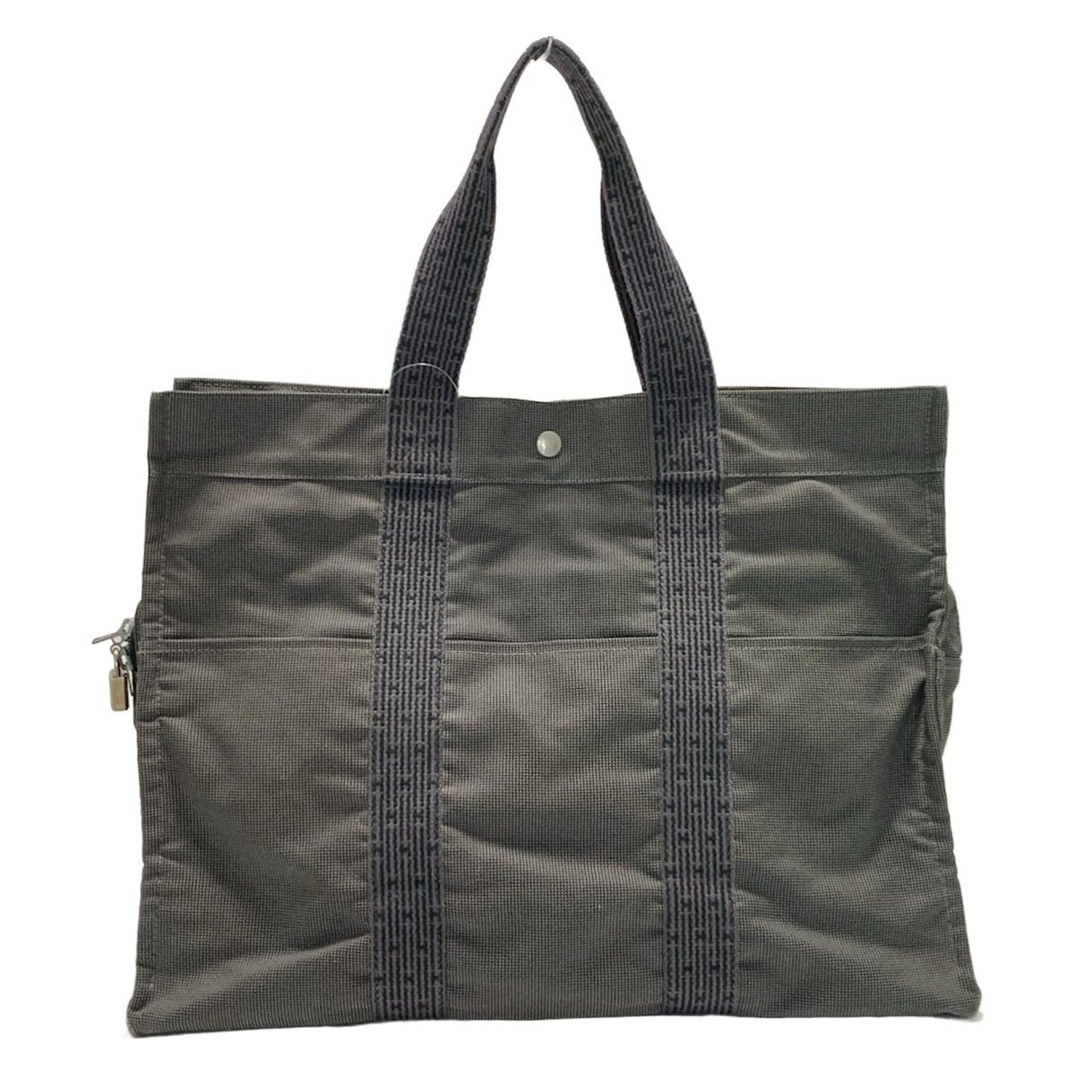 HERMES(エルメス) ハンドバッグ エールライントートGM グレー