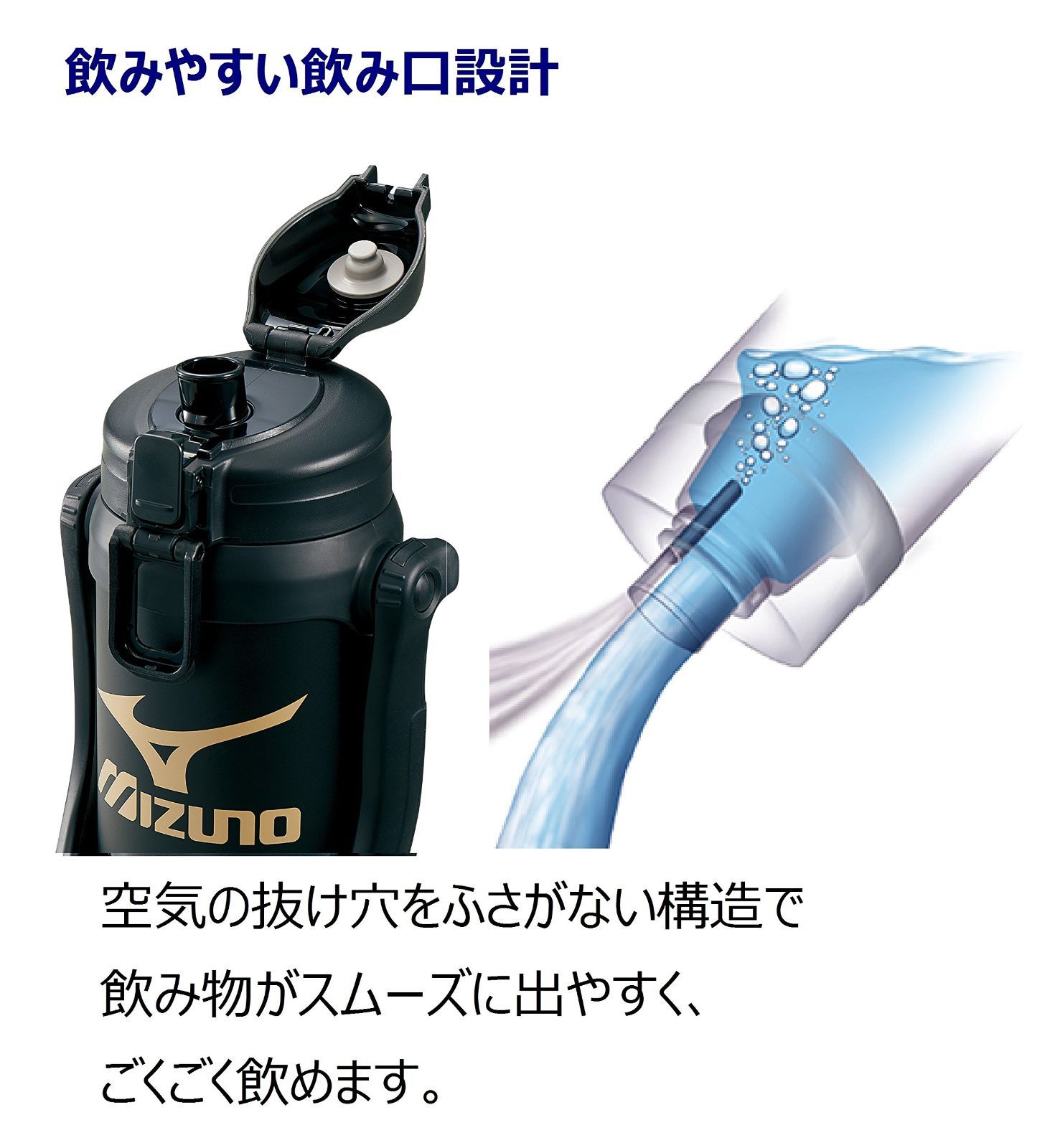 人気の福袋 送料無料 即納 新品 未使用 色 ブラック 象印マホービン Zojirushi ミズノ水筒 直飲み スポ 弁当用品 Rojaengcombateaincendio Com Br Rojaengcombateaincendio Com Br