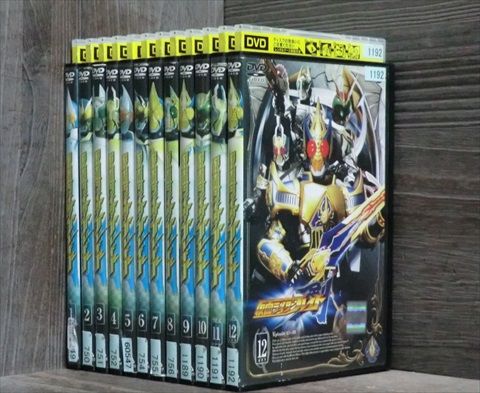DVD 仮面ライダー剣 全12巻 ※ケース無し発送 レンタル落ち 7q 0281 仮面