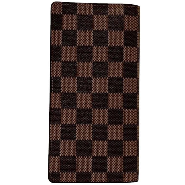 ルイ ヴィトン 二つ折り 長財布 ポルトフォイユ ブラザ ブラウン