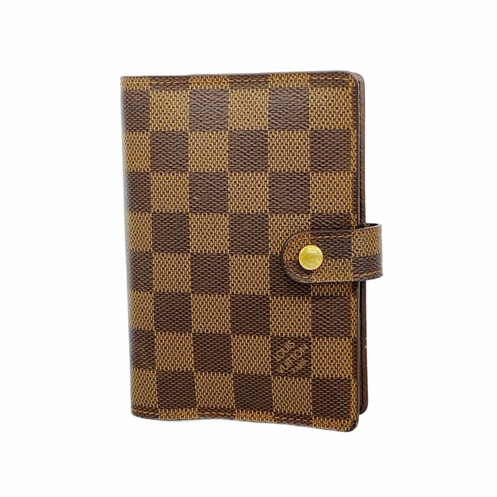 ルイ ヴィトン Louis Vuitton ルイ ヴィトン 手帳カバー ダミエ アジェンダPM R20700 エベヌメンズ レディース