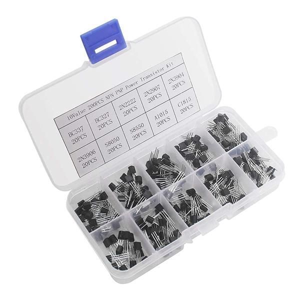PENGLIN 200個 NPN トランジスタ PNP 3-Pin TO-92 三極管 汎用