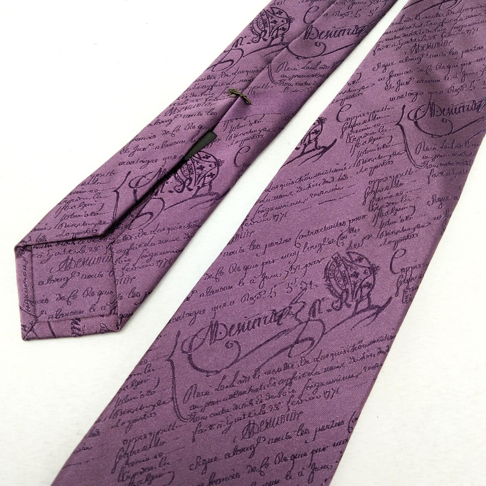 BERLUTI ダークパープル ネクタイ 楽天市場】ベルルッティ ネクタイ パープル シルク100% 中古 メンズ