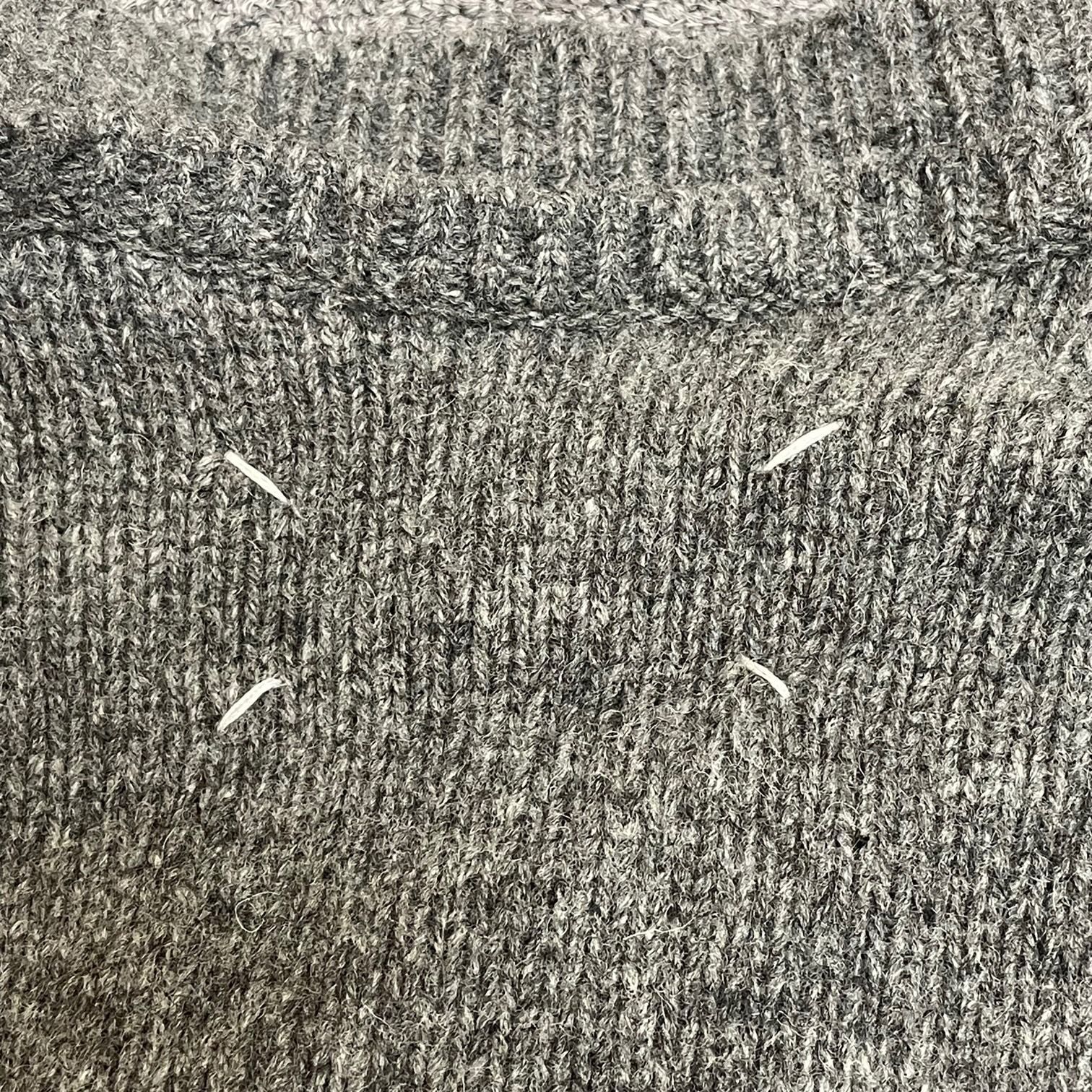 国内正規 美品 Maison Margiela 21AW フェイクレイヤード Vネック 