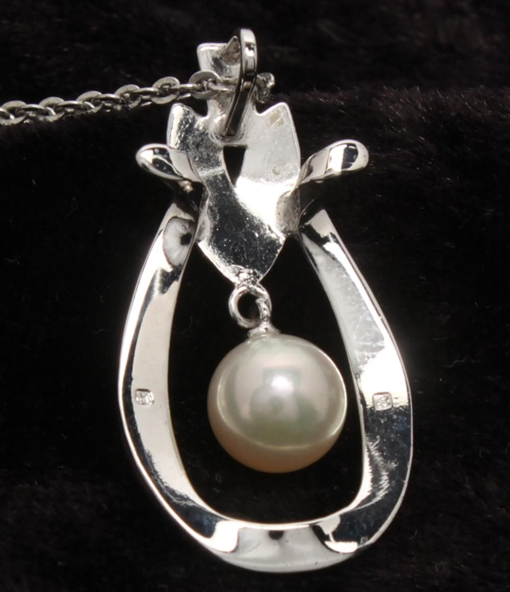 ミキモト ネックレス パール 6.8mm レディース MIKIMOTO