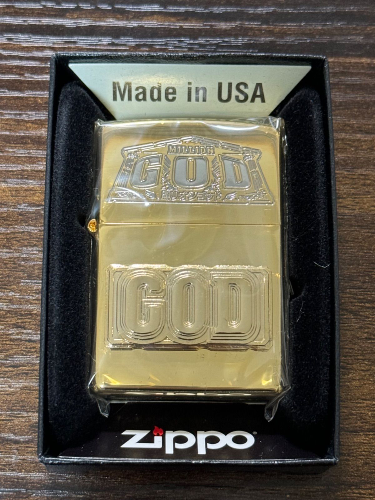 2025年新作アイテムが続々登場 zippo MILLION GOD GOLD ミリオンゴッド ゴールド 2020年製 立体 その他