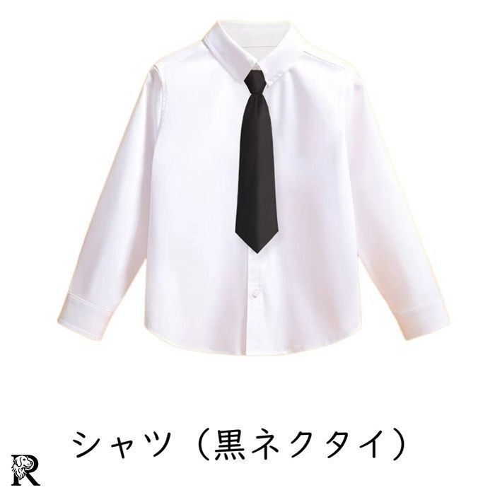 専用　女の子2点、男の子3点、ネックレス、白シャツ フォーマルシャツ 男の子 女の子 ワイシャツ+蝶ネクタイの2点