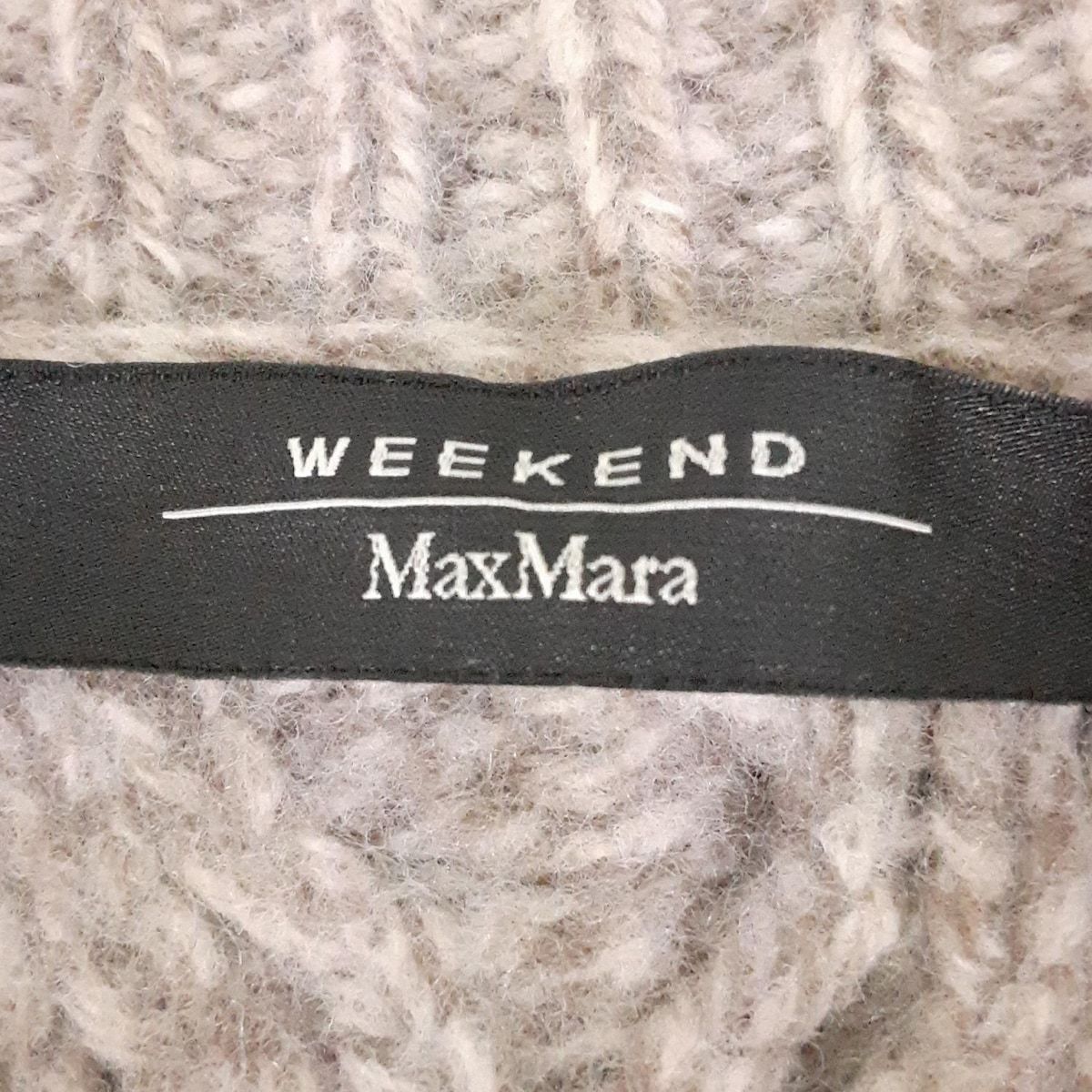 Max MaraWEEKEND(マックスマーラウィークエンド) 長袖セーター サイズI J S レディース美品  - グレーベージュ Max Mara - 美品 maxmaraWEEKEND マックスマーラ ニット XS