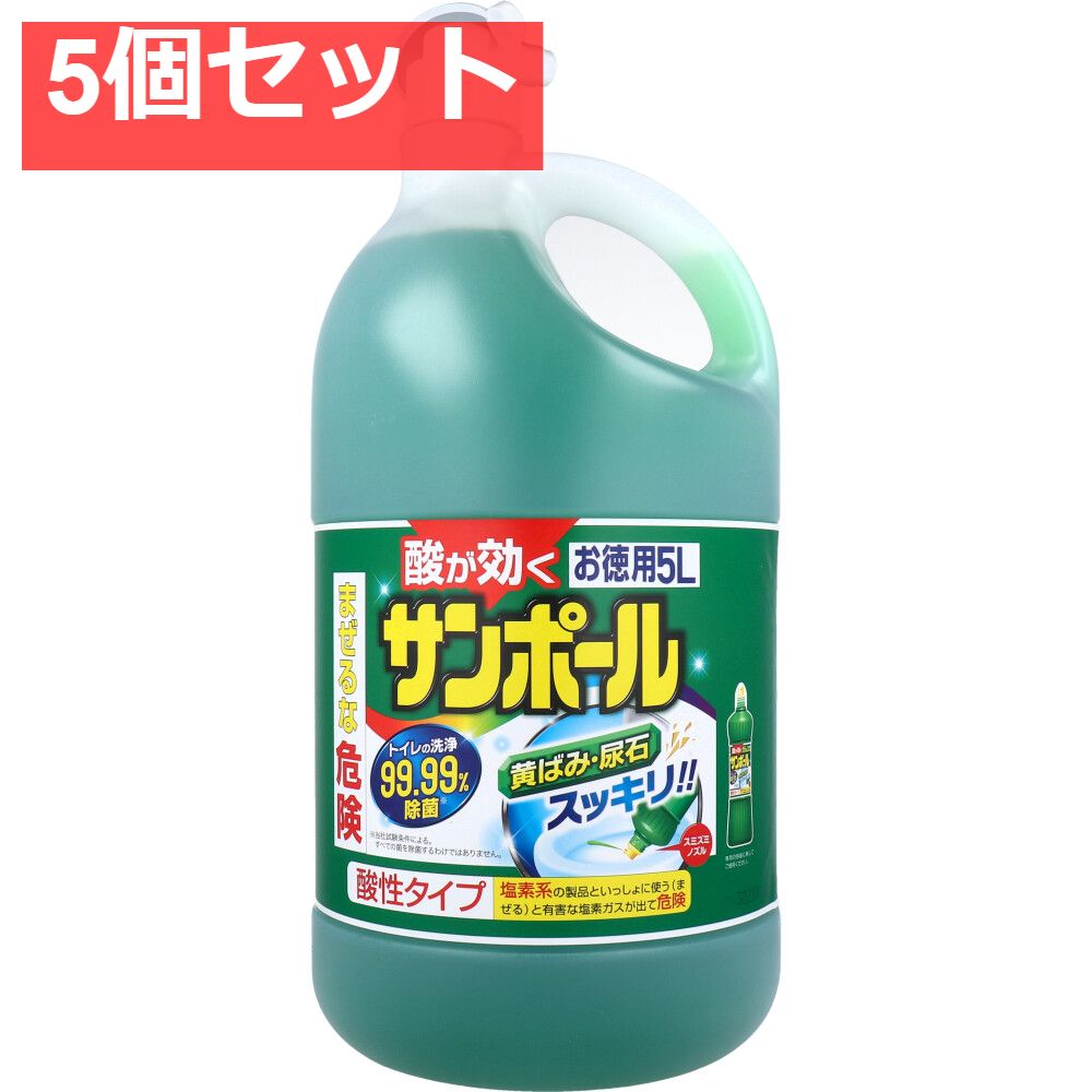 5個セット 金鳥 サンポールV 5L