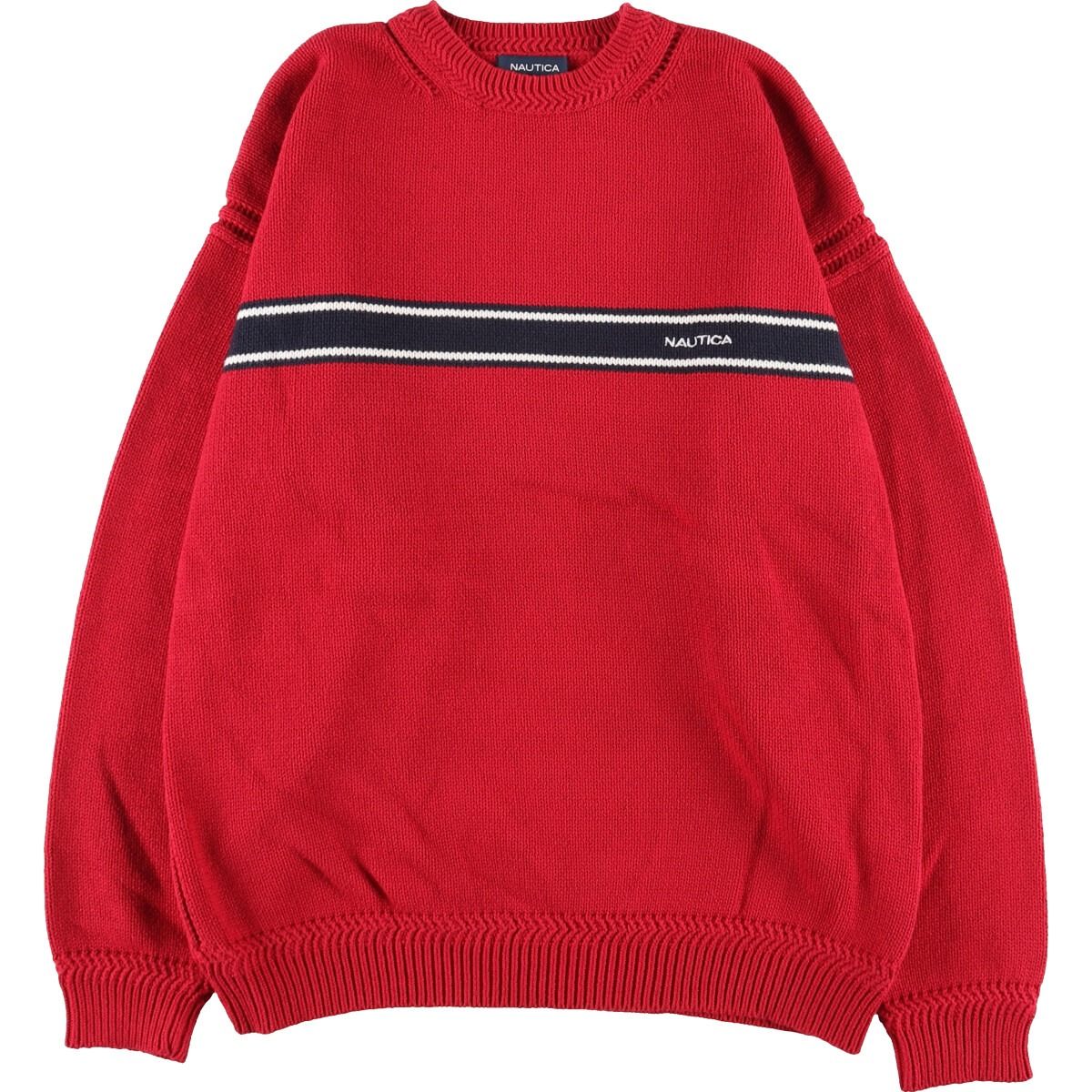 古着 ノーティカ NAUTICA コットンニットセーター メンズL/eaa367925